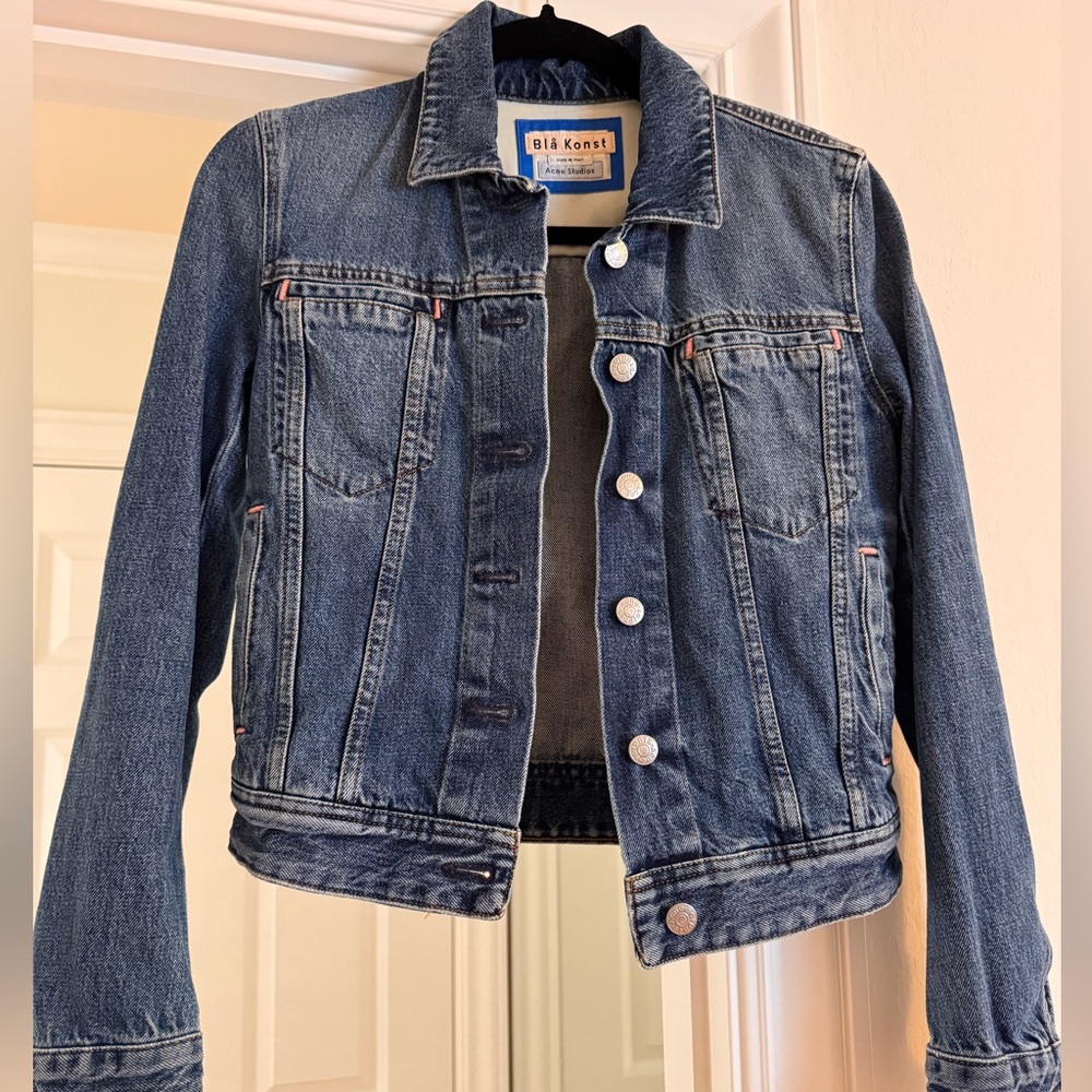 Acne Studios Blå Konst Denim Jacket